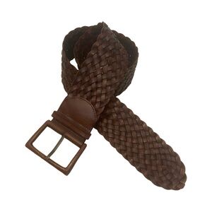 Vintage Linea Pelle | Braided Leather Belt